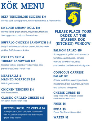 2025 KoK Kitchen menu