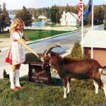 Gunilla Wilson and 1st Goat Oscar 1973 Gunilla Wilson and 1st Goat Oscar 1973